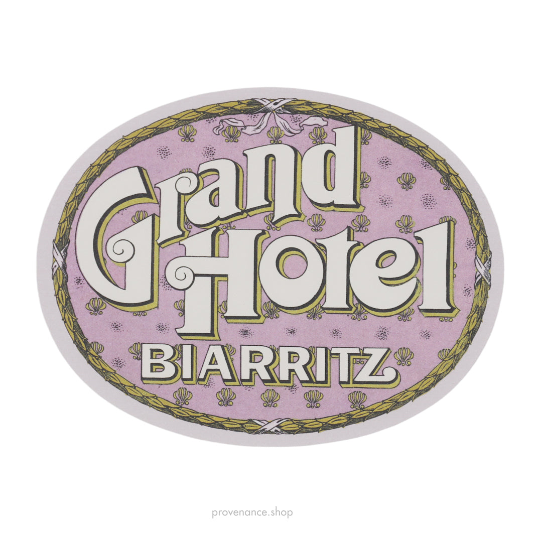 Louis Vuitton Hotel Label Sticker Postcard stickers- Grand Hotel Biarritz