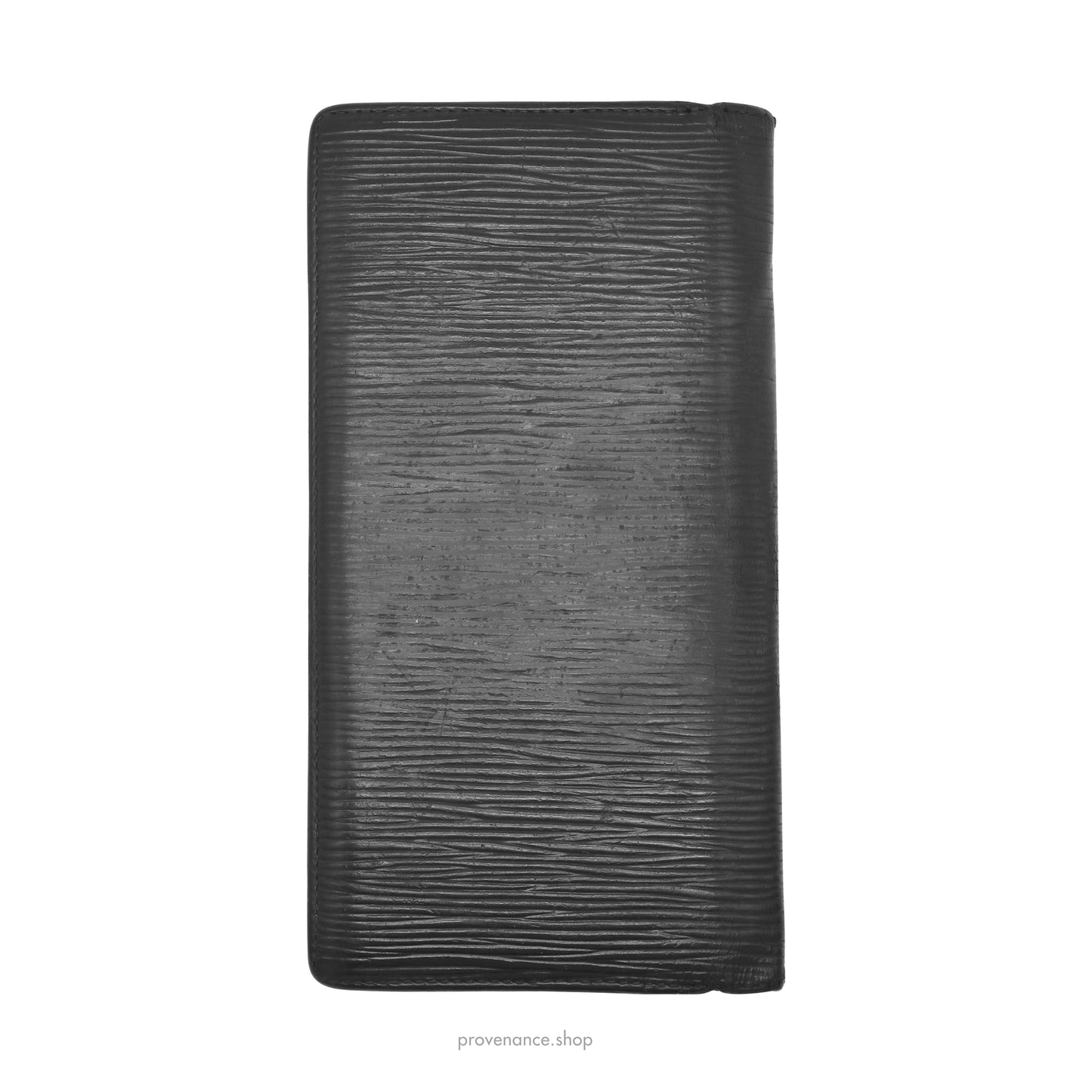 Louis Vuitton Brazza Long Wallet - Black Epi Leather