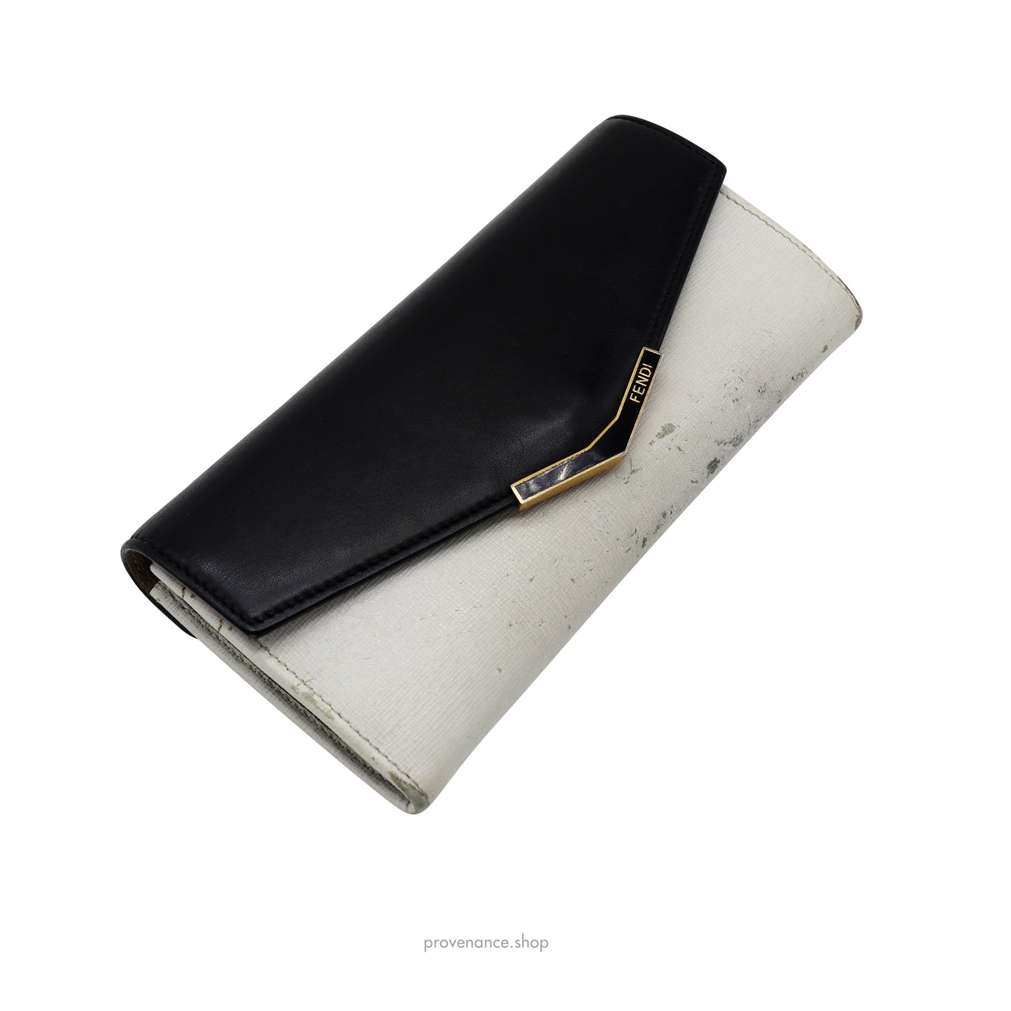 Fendi Long Wallet - Black Leather