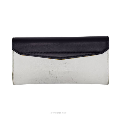 Fendi Long Wallet - Black Leather