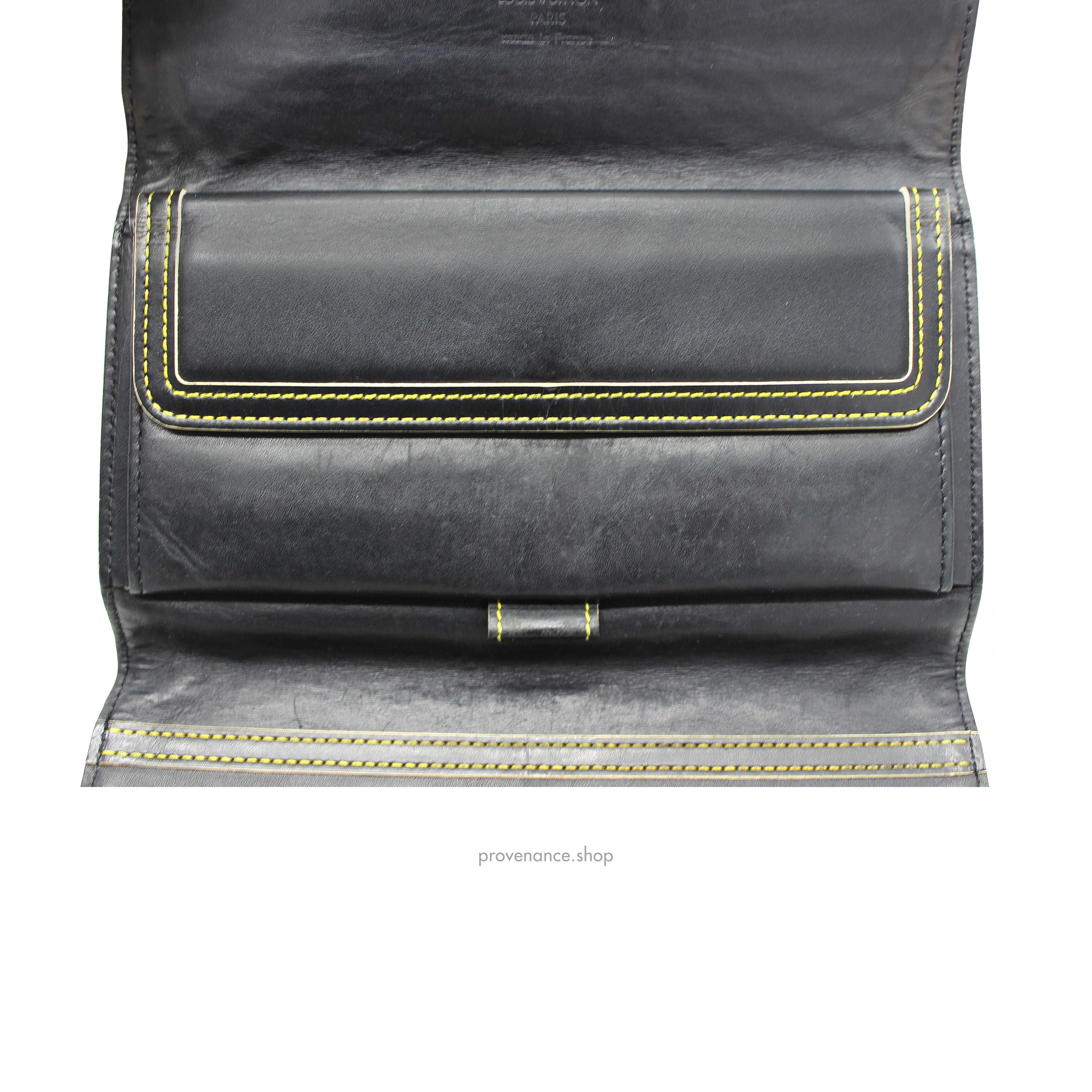 Louis Vuitton Black Suhali Wallet