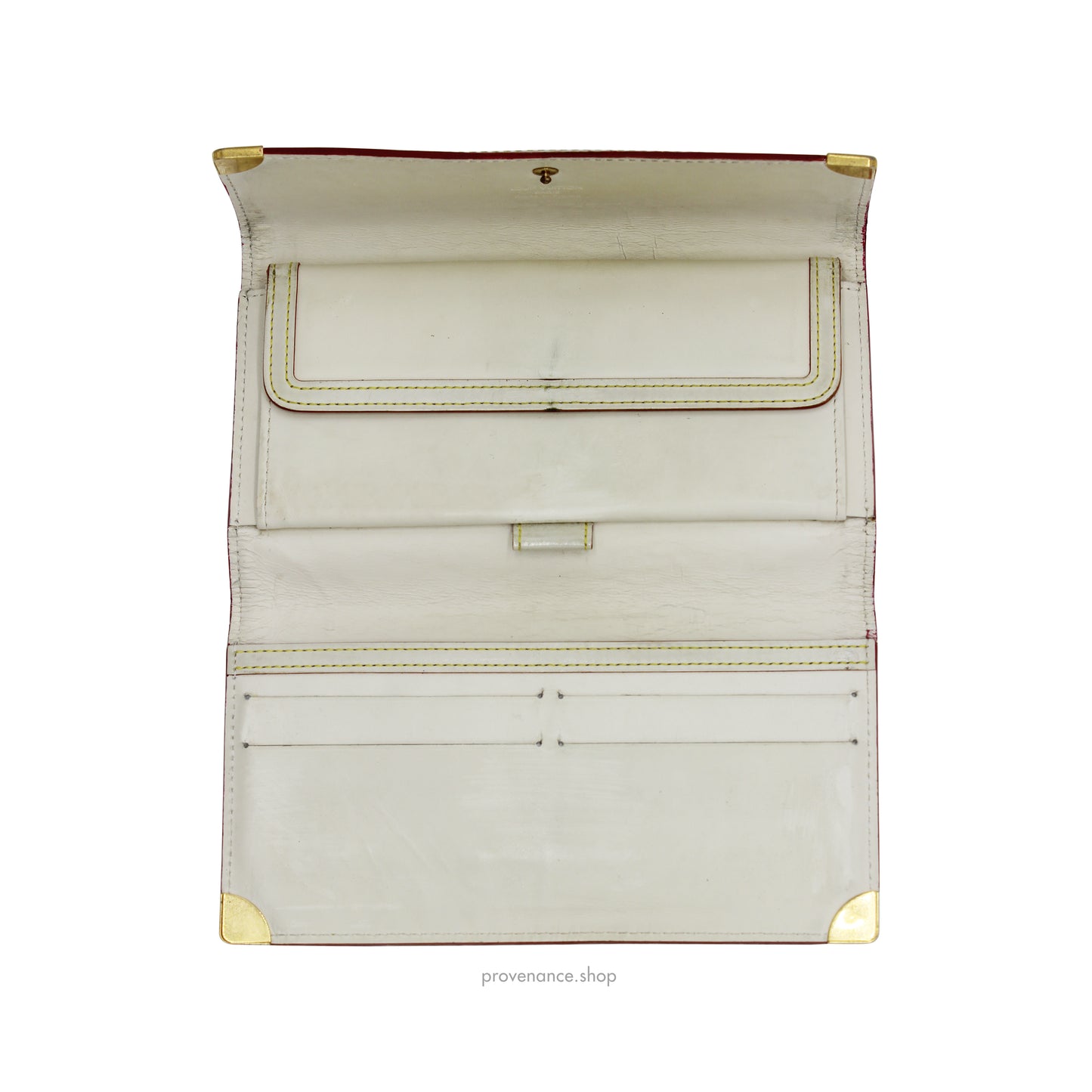 Louis Vuitton x Marc Jacobs International Wallet - White Suhali Leather