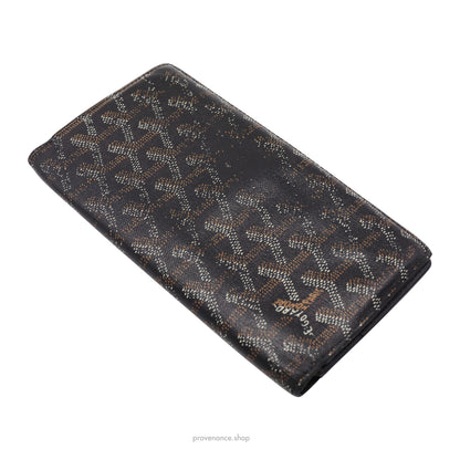 Goyard Richelieu Long Wallet - Black Goyardine