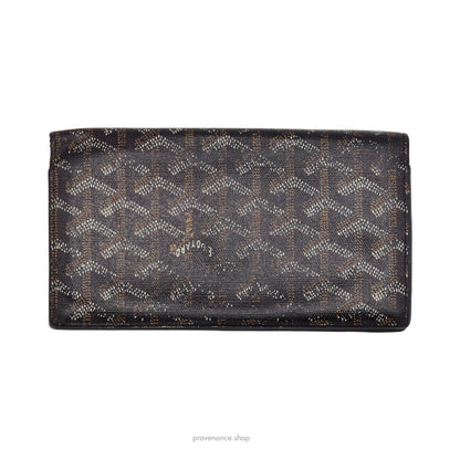 Goyard Richelieu Long Wallet - Black Goyardine