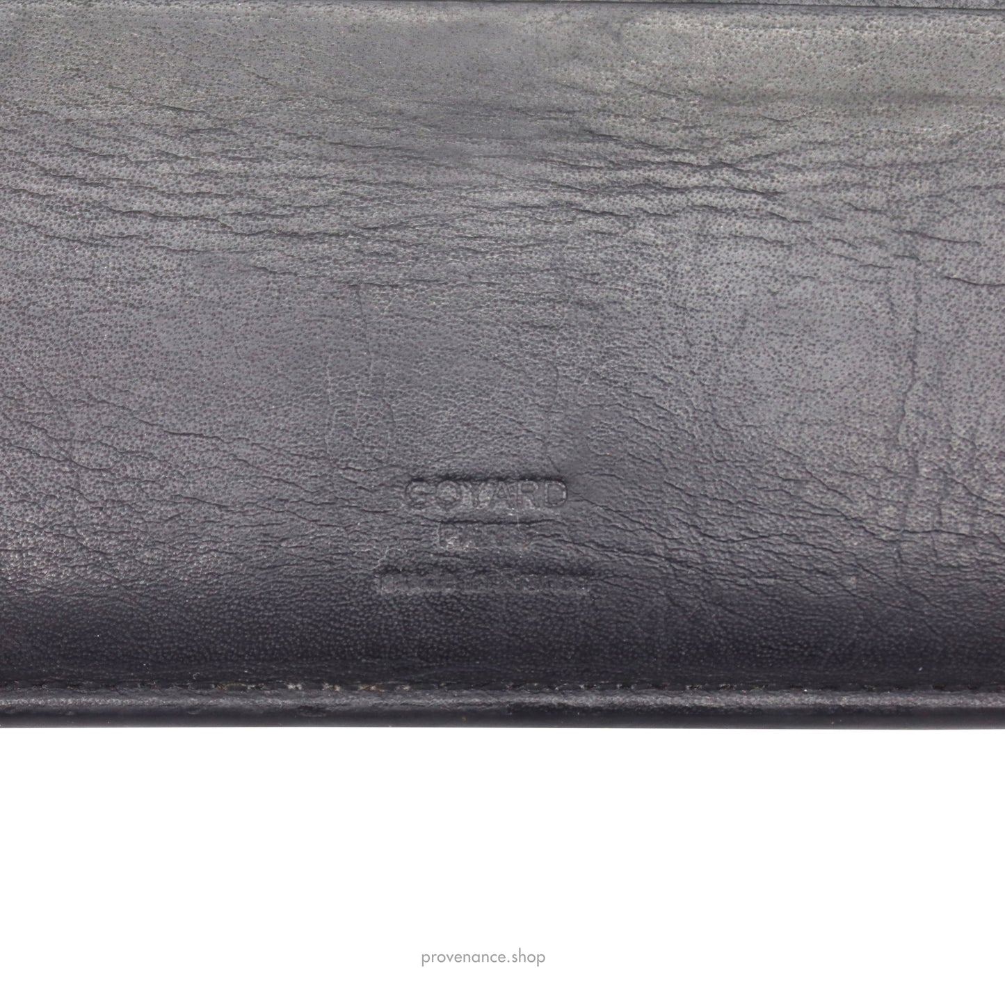 Goyard Richelieu Long Wallet - Black Goyardine