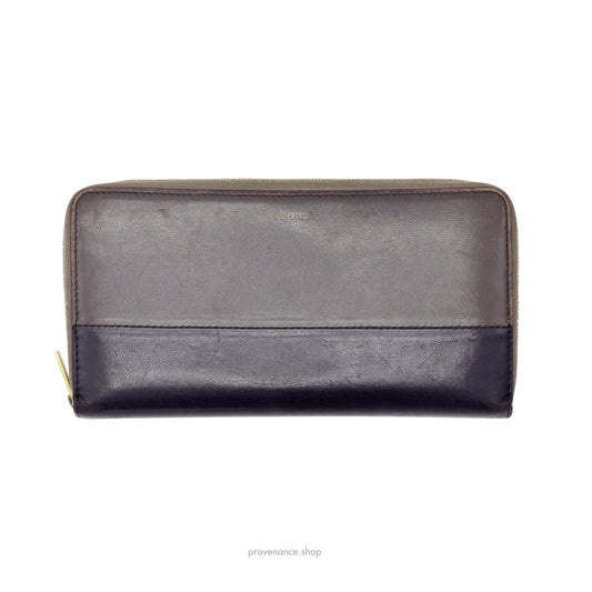 Celine Multifunction Zip Wallet - Grey/Black