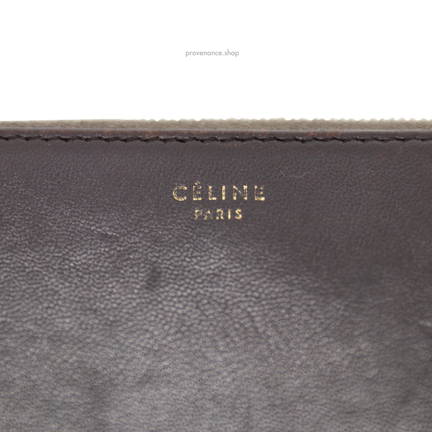 Celine Multifunction Zip Wallet - Grey/Black