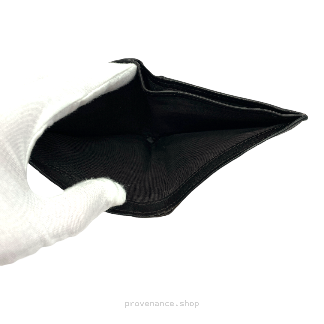 Gucci GG Bifold Wallet - Black Guccissima Leather