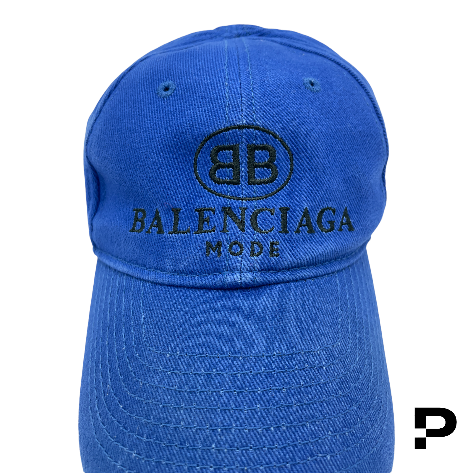 Balenciaga BB Mode Logo Cap - Washed Blue – PROVENANCE