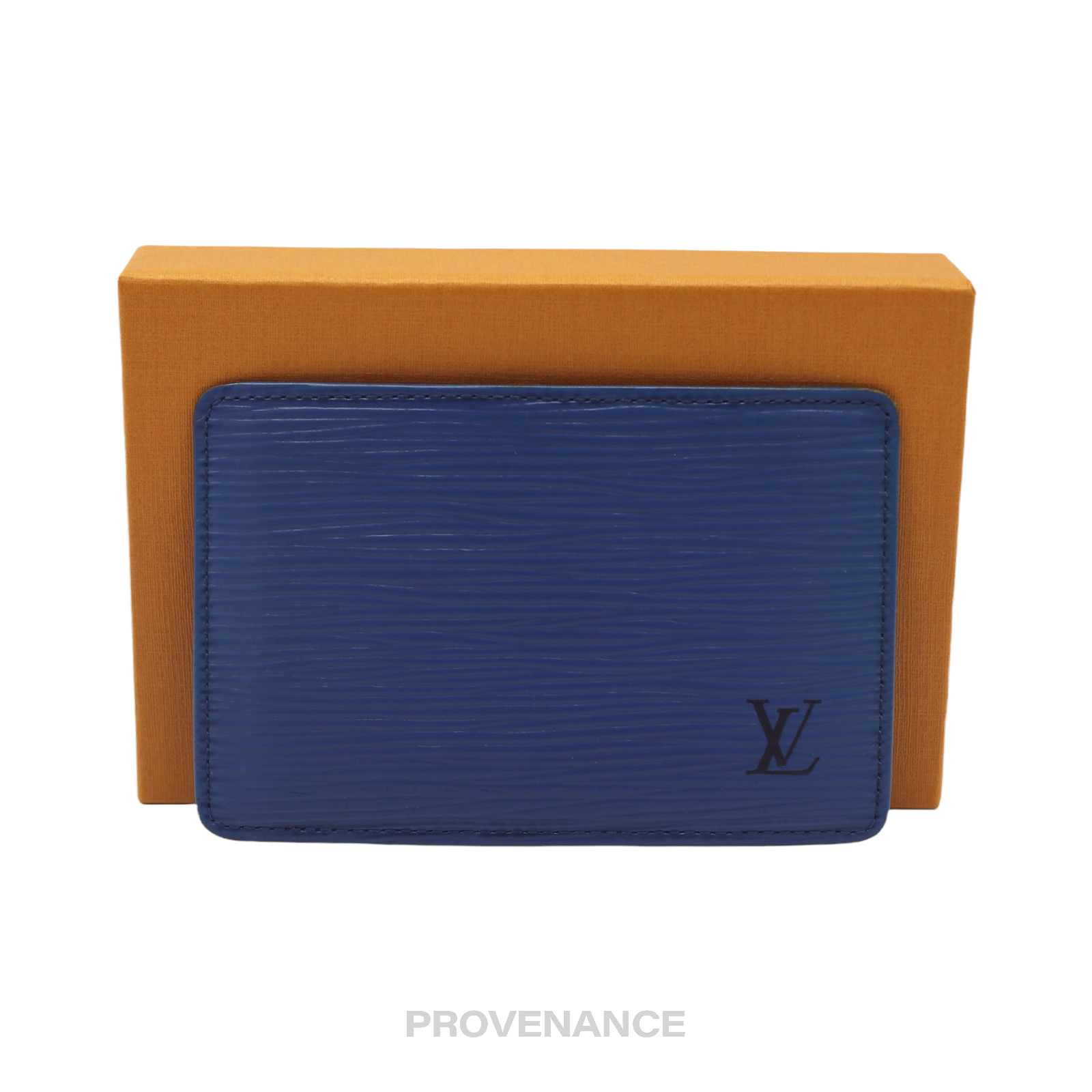 Louis Vuitton Blue Epi Toledo Card Case Holder 15lva615 Wallet For Sale at  1stDibs