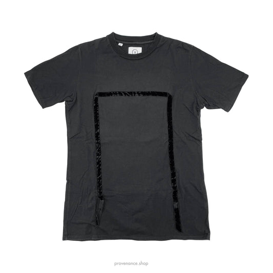 🔴 Visvim Velour Detail T-Shirt - Black